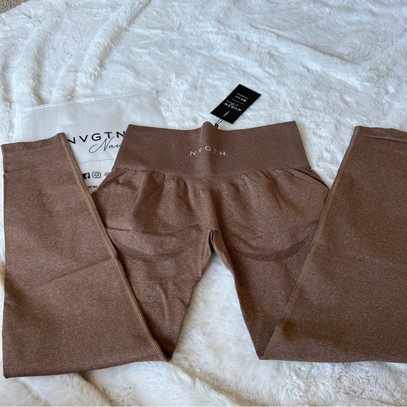 Mocha Contour Seamless Leggings - Picture 4 of 5